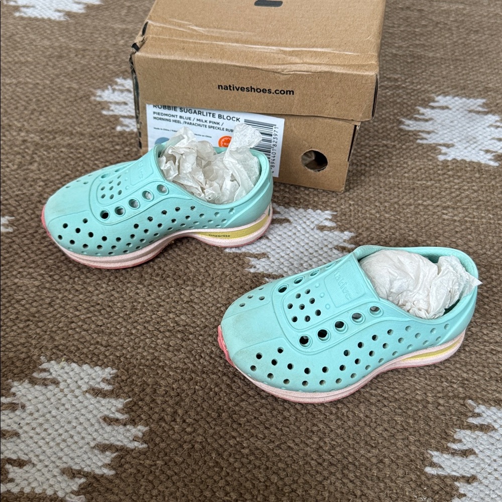 Native Kids Robbie Sugarlite Block Sneakers